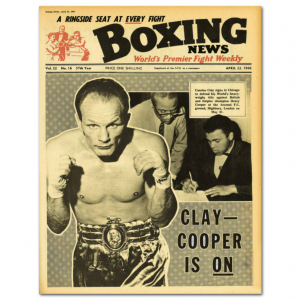 Boxing News Poster - 22nd April 1966 Issue Cover