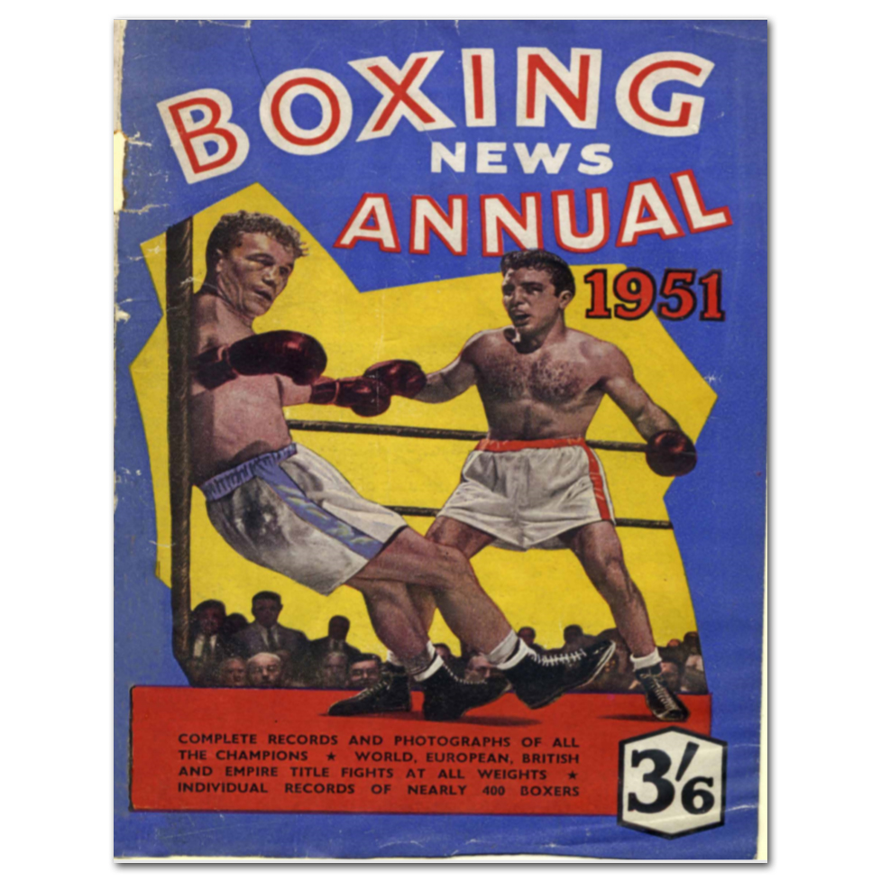 Boxing News Poster - 1951 Annual Cover
