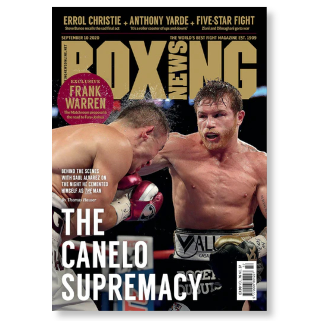 Boxing News September 10 2020