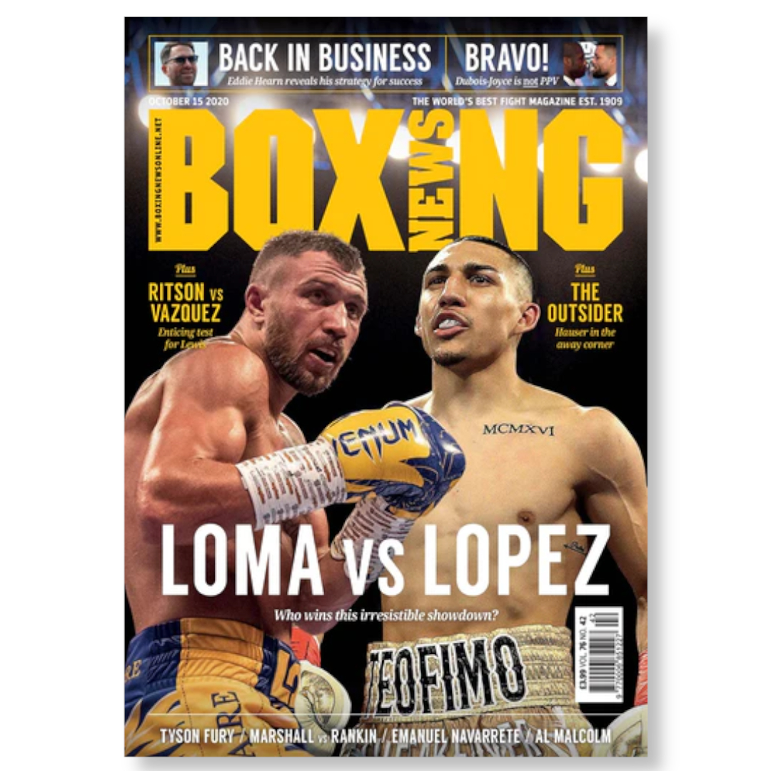 Boxing News October 15 2020