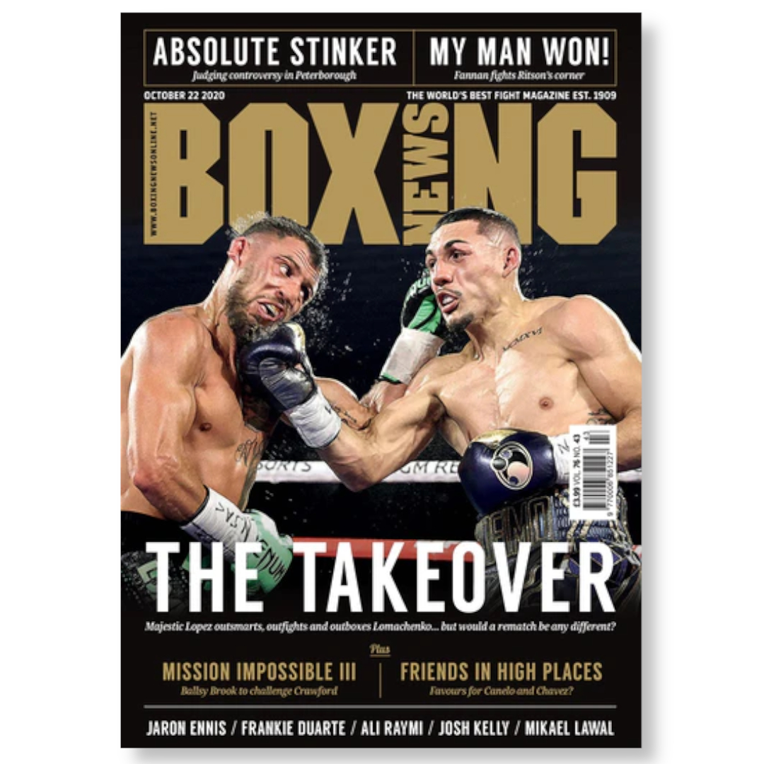 Boxing News October 22 2020