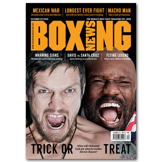 Boxing News October 29 2020