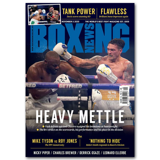 Boxing News November 05 2020