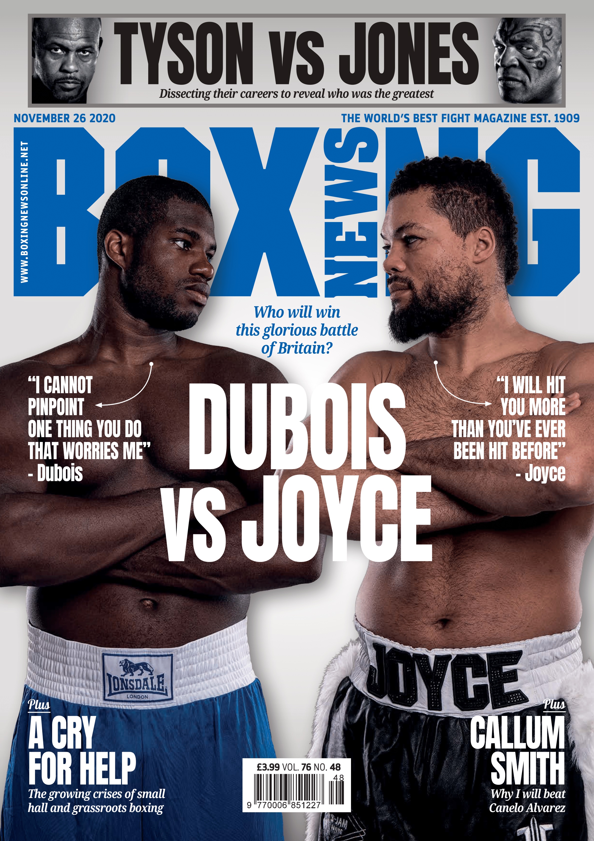 Boxing News November 26 2020