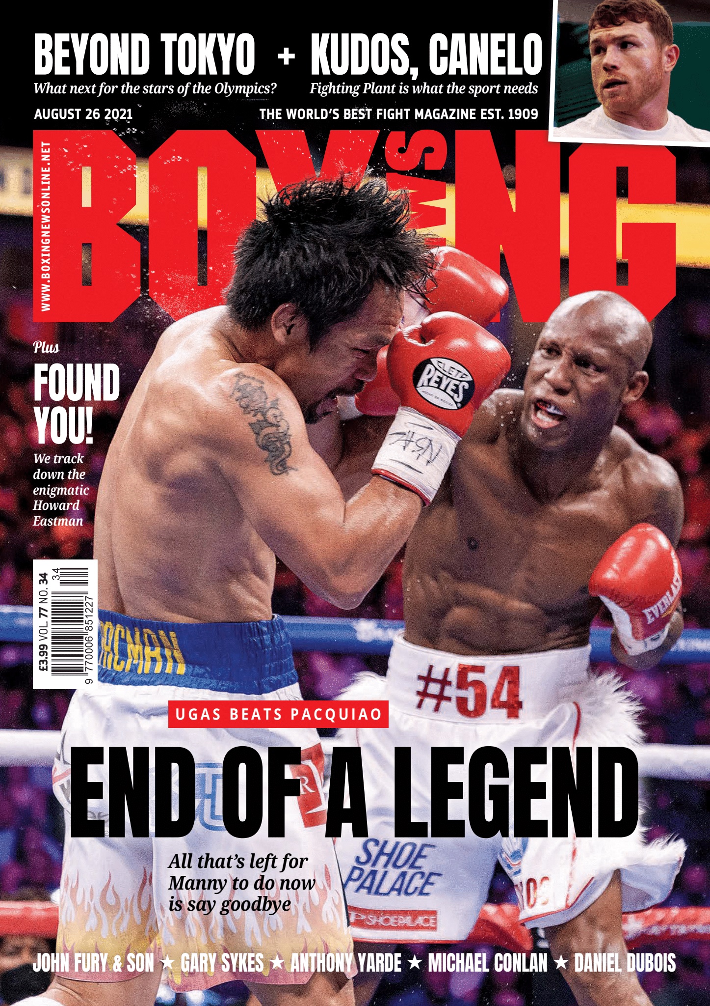 Boxing News August 26 2021