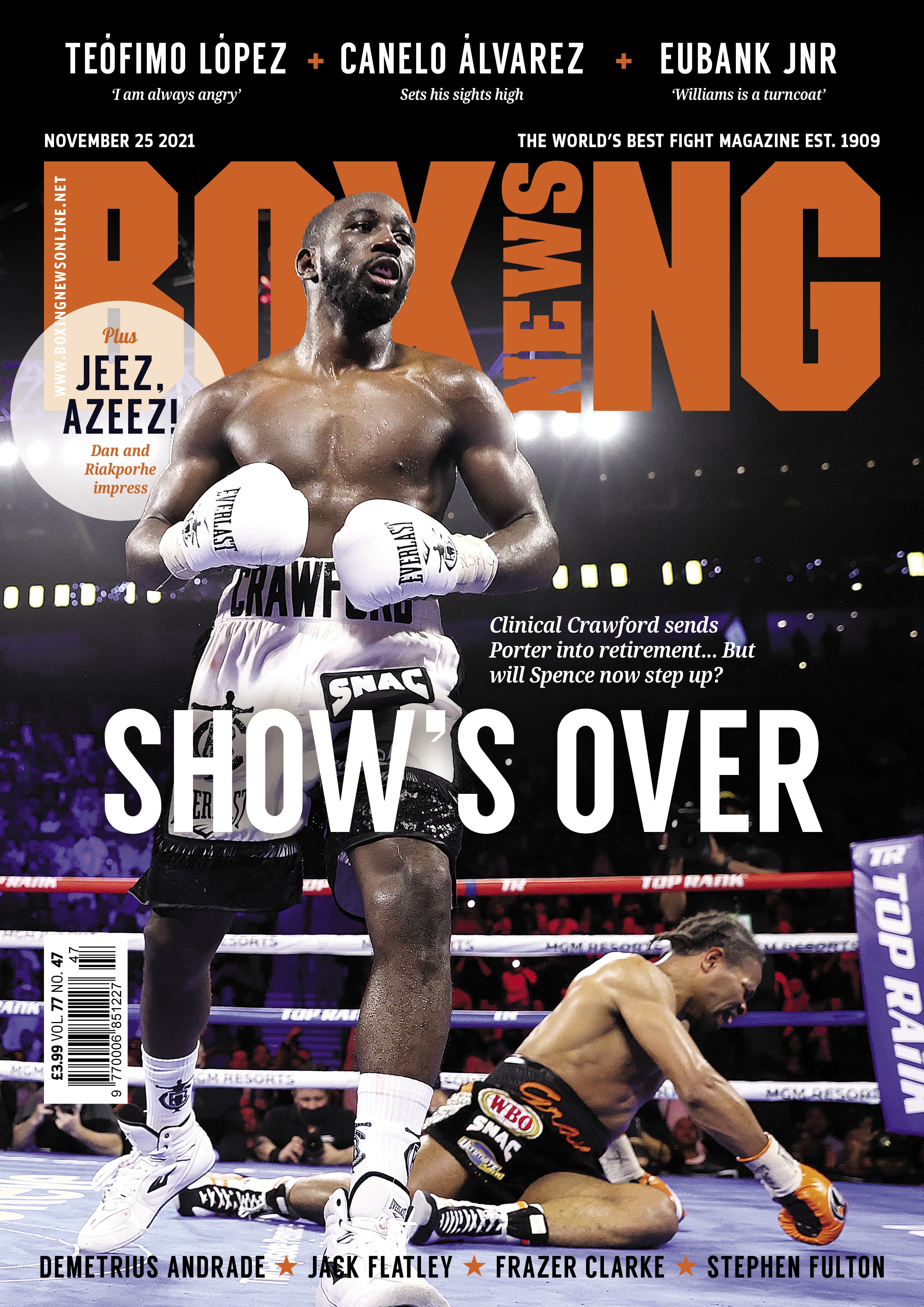 Boxing News November 25 2021