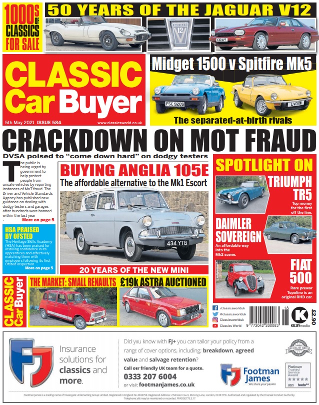 Classic Car Buyer #584 5th May 2021