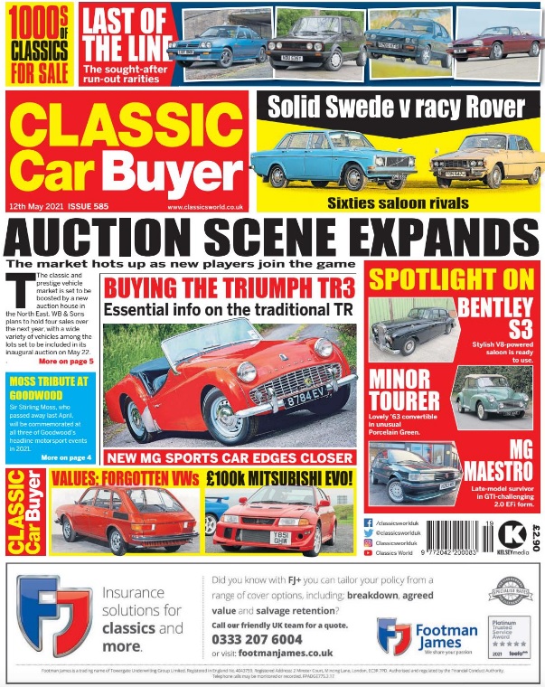 Classic Car Buyer #585 12th May 2021