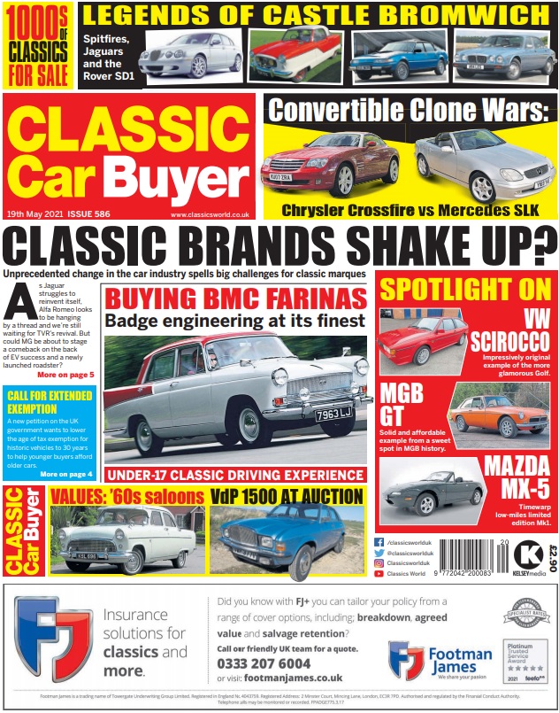 Classic Car Buyer #586 19th May 2021