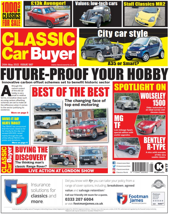 Classic Car Buyer #587 26th May 2021