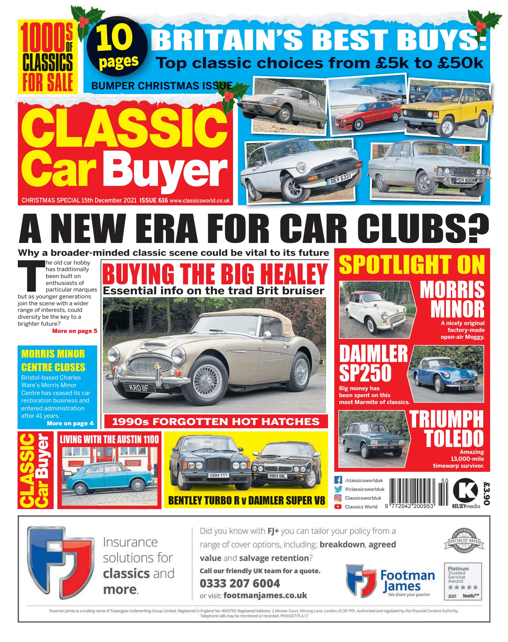Classic Car Buyer #616 15th December 2021 - Christmas Special