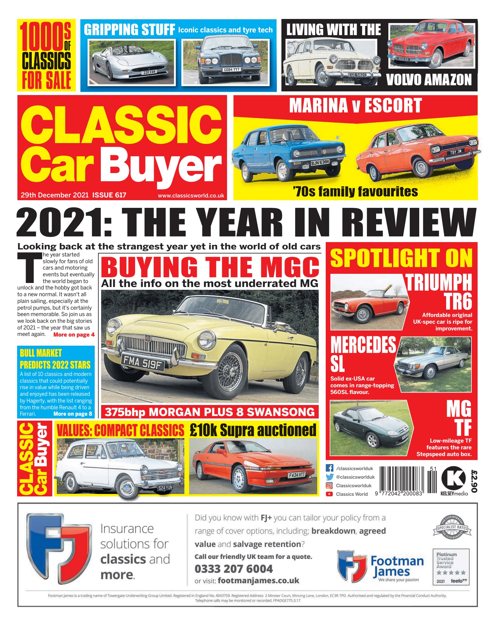 Classic Car Buyer #617 29th December 2021