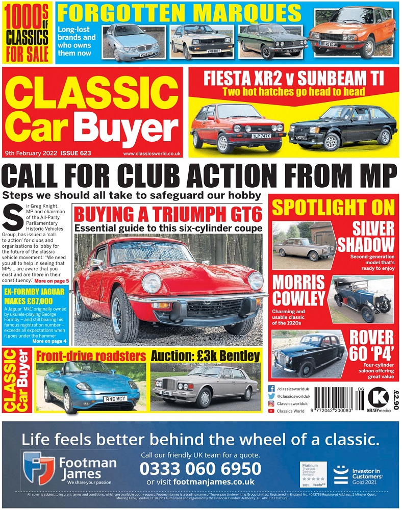 Classic Car Buyer #623 9th February 2022