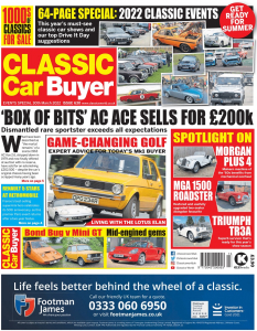 Classic Car Buyer #630 30th March 2022 - Events Special