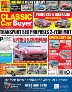Classic Car Buyer #635 4th May 2022