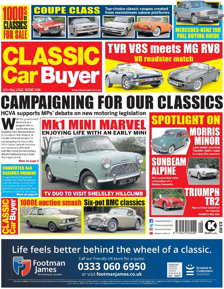 Classic Car Buyer #636 11th May 2022
