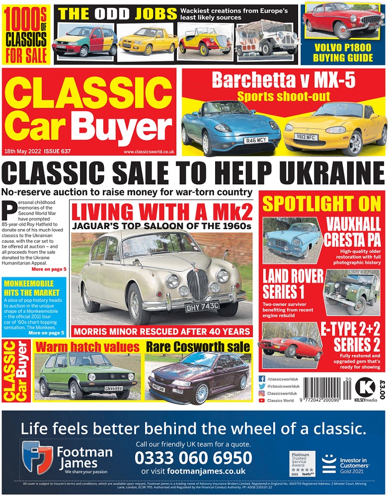 Classic Car Buyer #637 18th May 2022