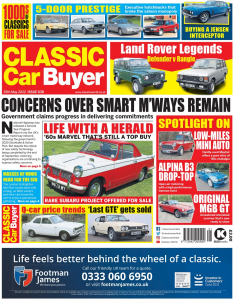 Classic Car Buyer #638 25th May 2022