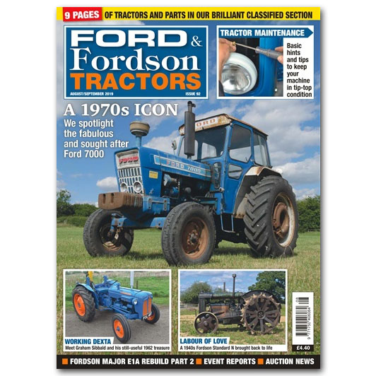 Ford and Fordson Tractors August/September 2019 #92