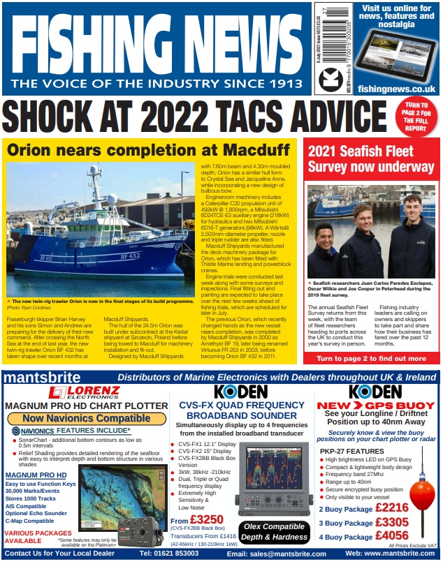 Fishing News Weekly 8 July 2021