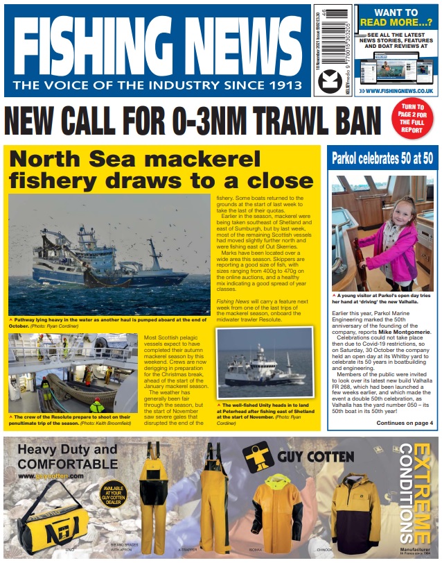 Fishing News Weekly 18 November 2021