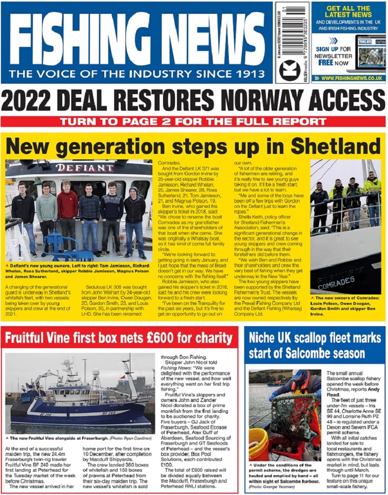 Fishing News Weekly 6 January 2022