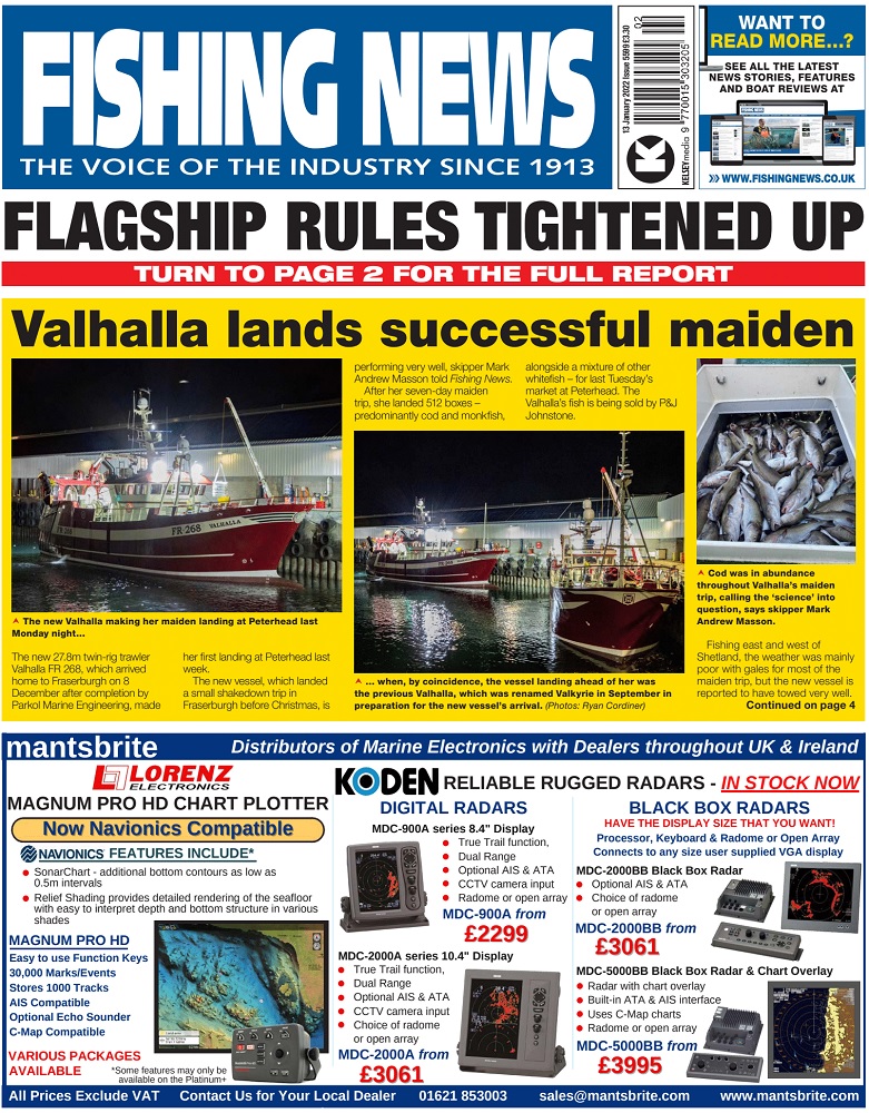 Fishing News Weekly 13 January 2022