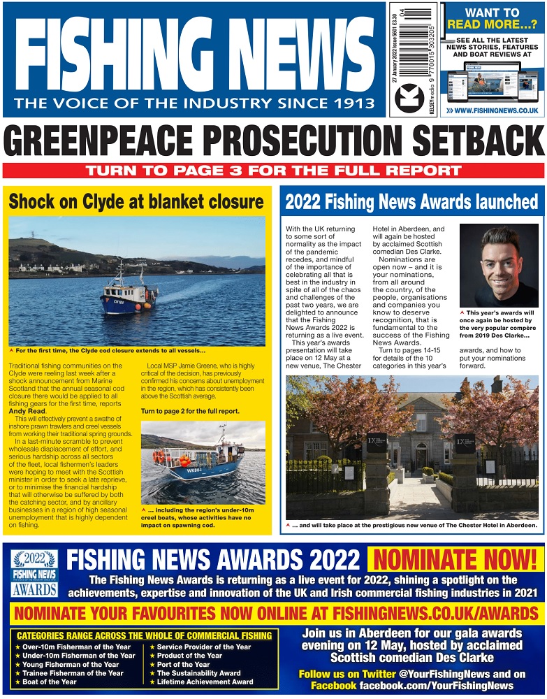 Fishing News Weekly 27 January 2022