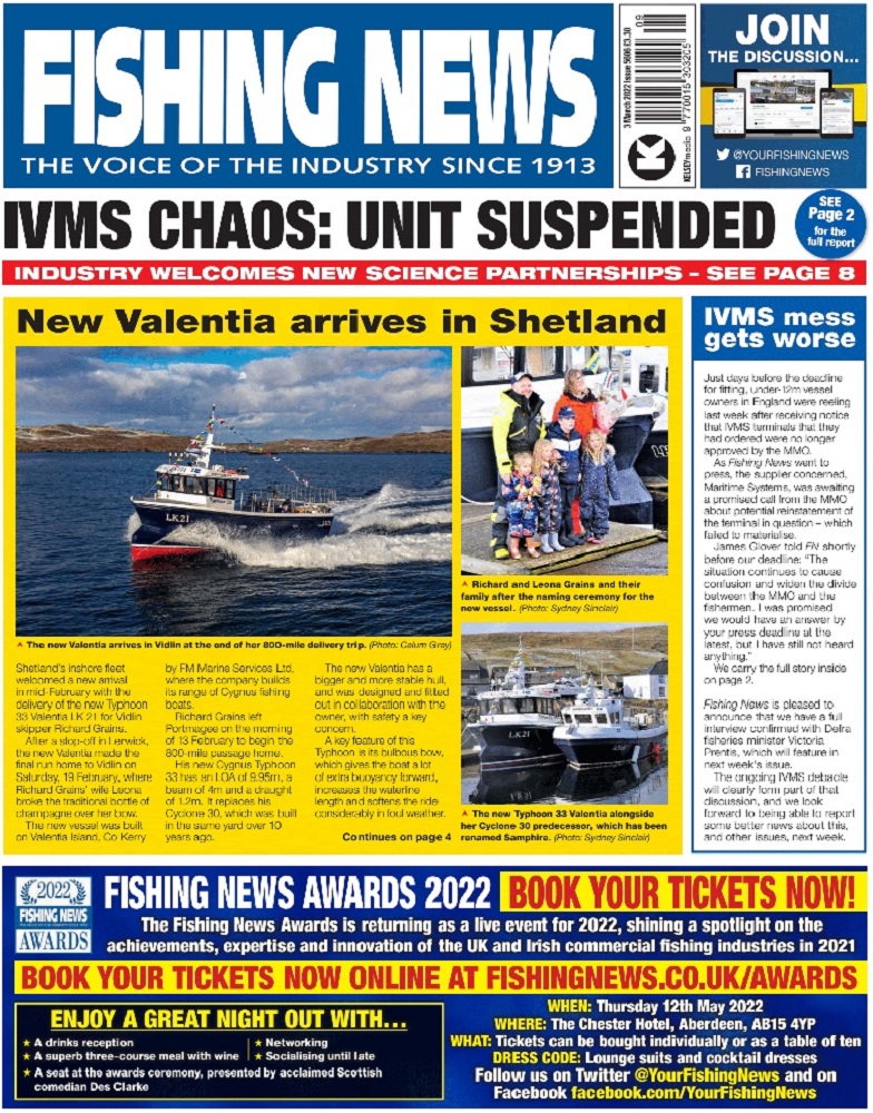Fishing News Weekly 3 March 2022