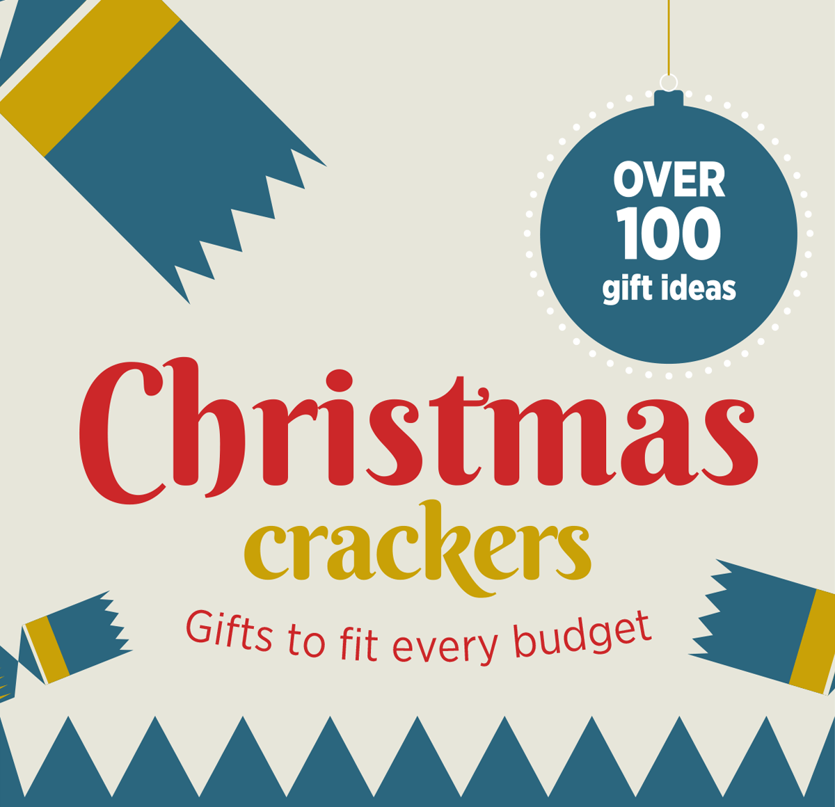 Christmas crackers - Gifts to fit every budget