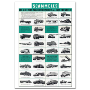 Lorry Poster #10 - Scammell Montage