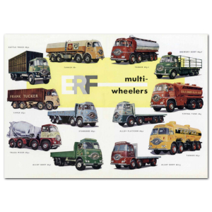 Lorry Poster #4 - ERF Montage