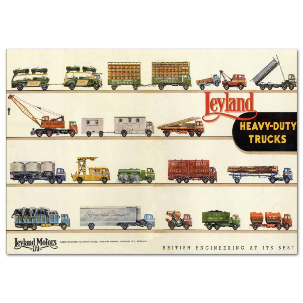 Lorry Poster #8 - Leyland Heavy Duty Trucks