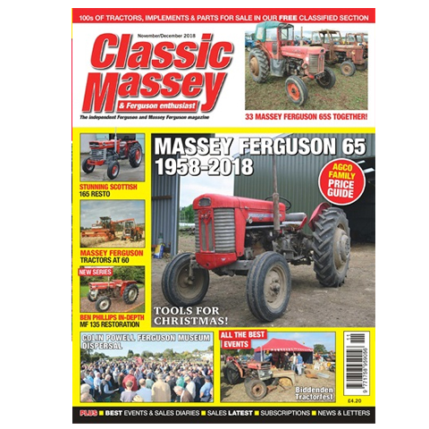 Classic Massey & Ferguson Enthusiast Nov/Dec 2018