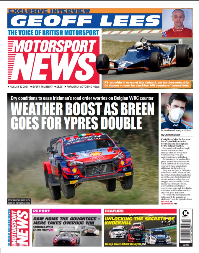 Motorsport News 12 AUGUST 2021