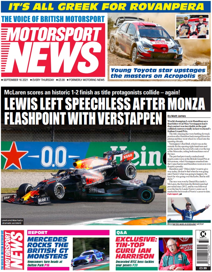 Motorsport News 16 SEPTEMBER 2021