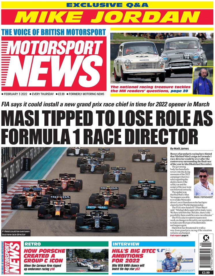 Motorsport News 03 FEBRUARY 2022