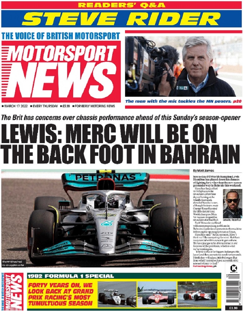 Motorsport News 17 MARCH 2022