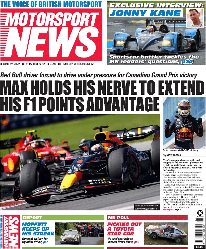Motorsport News 23 JUNE 2022