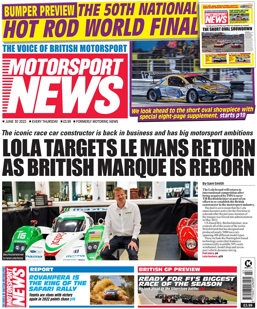 Motorsport News 30 JUNE 2022
