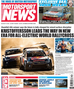 Motorsport News<br>18 AUGUST 2022
