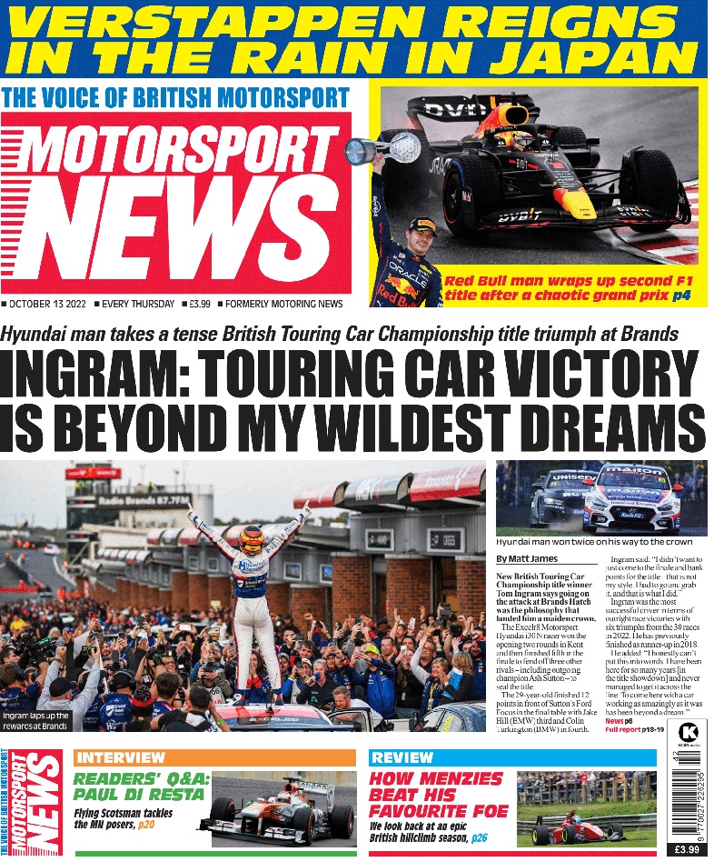 Motorsport News 13 OCTOBER 2022
