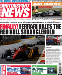 Motorsport News 21st September 2023