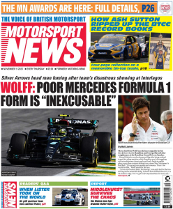 Motorsport News 9th November 2023