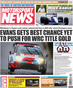 Motorsport News 23rd November 2023