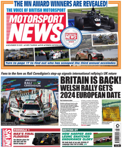 Motorsport News 30th November 2023