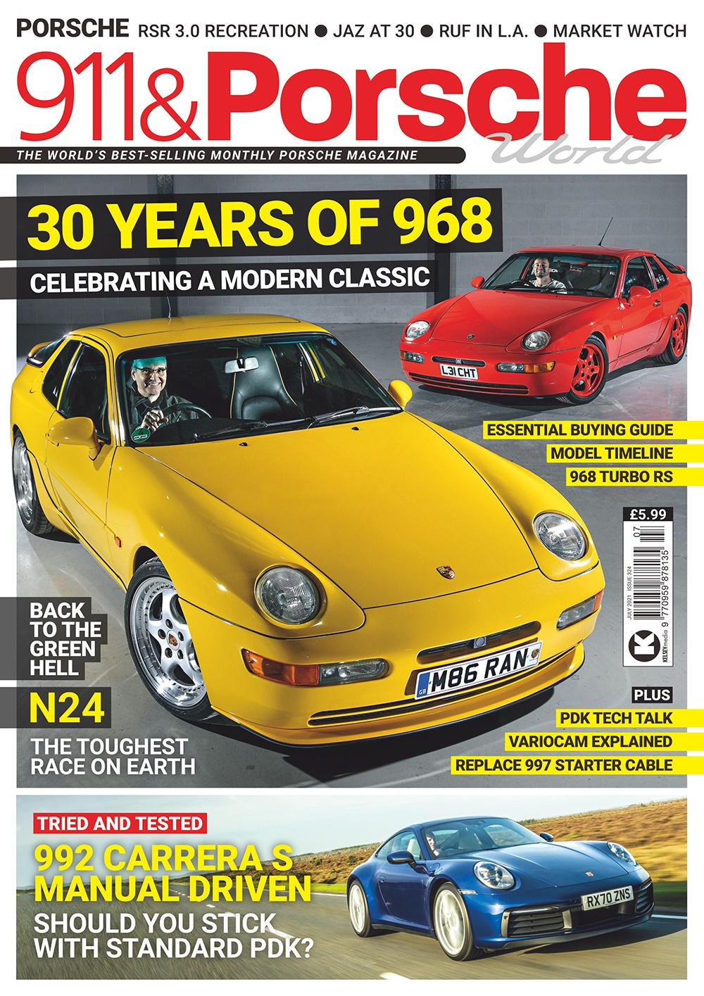 911 & Porsche World Issue 324 - July 2021